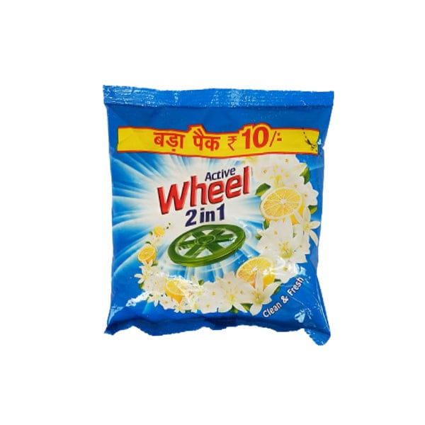 Wheel Active 2 in 1 Blue Detergent Powder